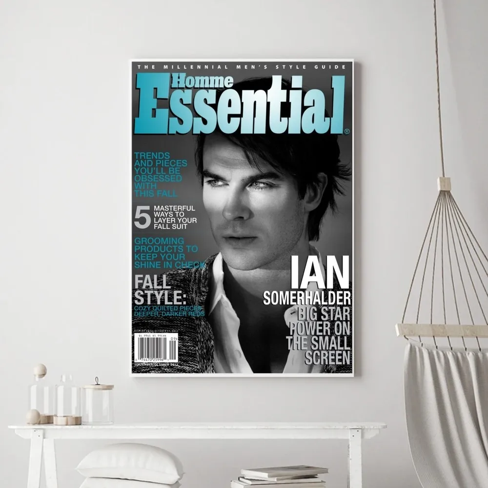 Plakat Pamiętniki wampirów - Ian Somerhalder Pomarańczowy