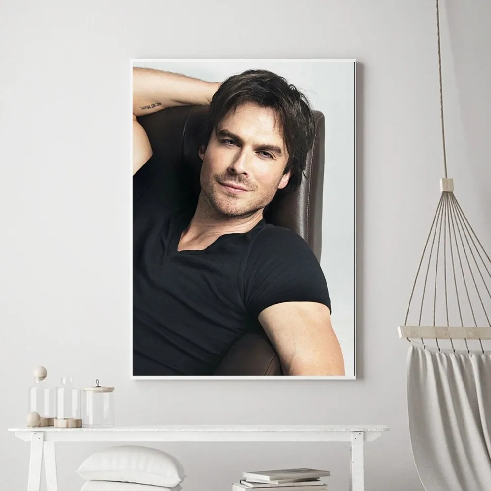 Plakat Pamiętniki wampirów - Ian Somerhalder śliwka
