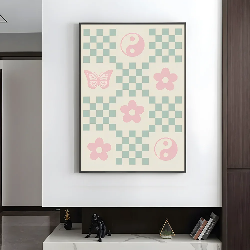 Plakat estetyczny w pastelowych kolorach Wzór 10