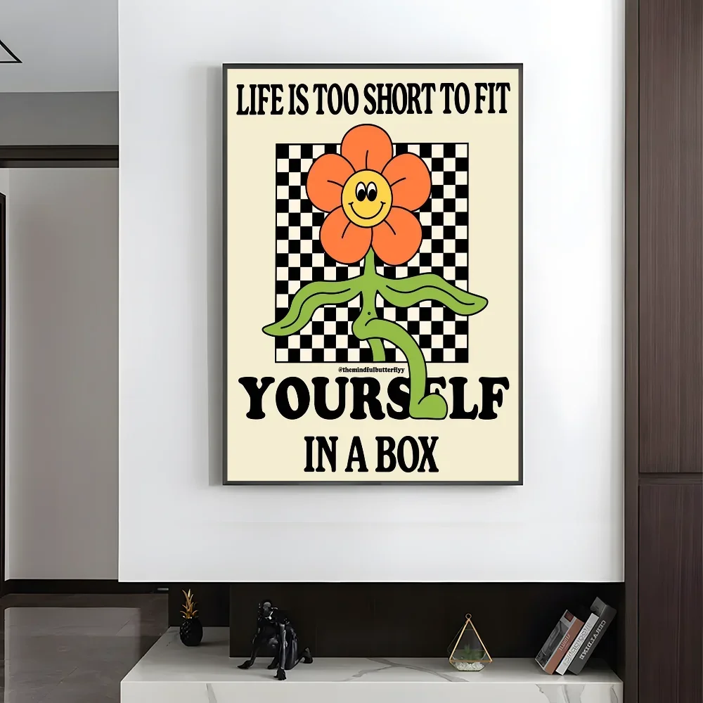 Plakat estetyczny w pastelowych kolorach Wzór 11