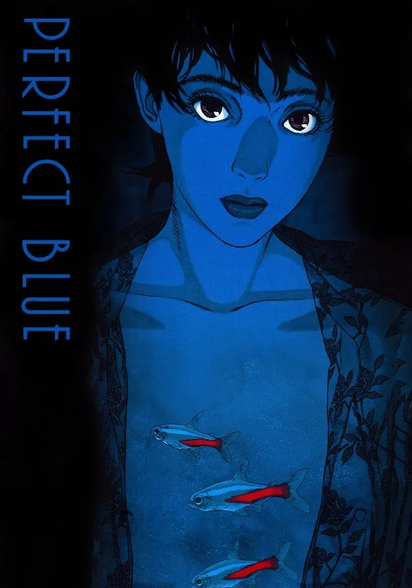 Plakat Perfect Blue - kultowe anime Jasnoszary