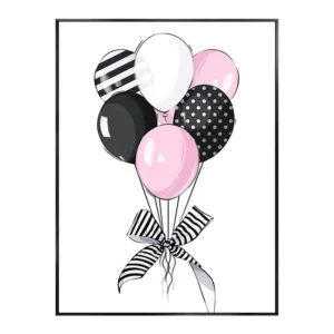 Plakat z perfumami w stylu glamour Jasnoszary