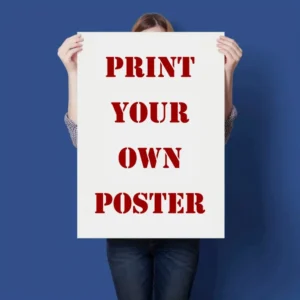 Plakat personalizowany z własnym zdjęciem na płótnie Only canvas