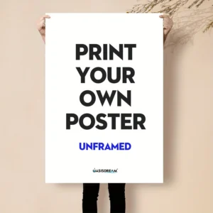 Plakat personalizowany ze zdjęciem Only canvas