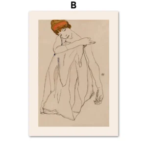 Plakat Picasso czarna abstrakcja w stylu nordyckim Biały