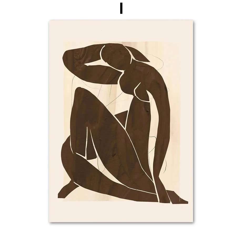 Plakat Picasso czarna abstrakcja w stylu nordyckim Granatowy