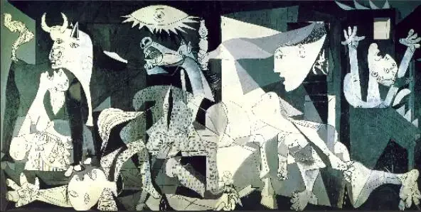Plakat Picasso Guernica Reprodukcja Biały