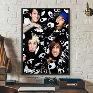 Plakat zespołu Pierce The Veil Wzór 1