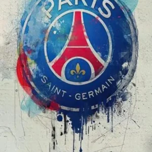 Plakat Piłka Nożna Graffiti Akwarela Wzór 1