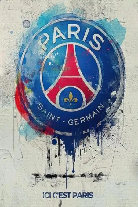 Plakat Piłka Nożna Graffiti Akwarela Wzór 1