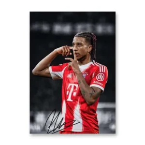 Plakat z piłkarzem dla fana sportu Wzór 1