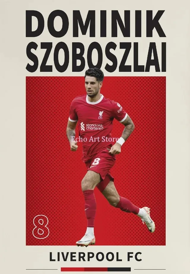 Plakat z piłkarzem gwiazda futbolu Wzór 2
