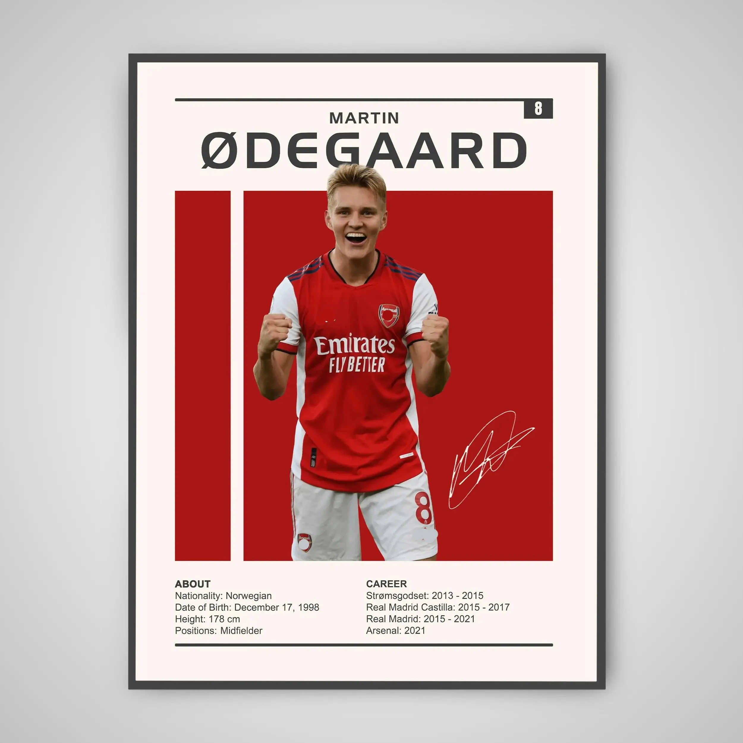 Gwiazda futbolu - plakat sportowy Czekolada