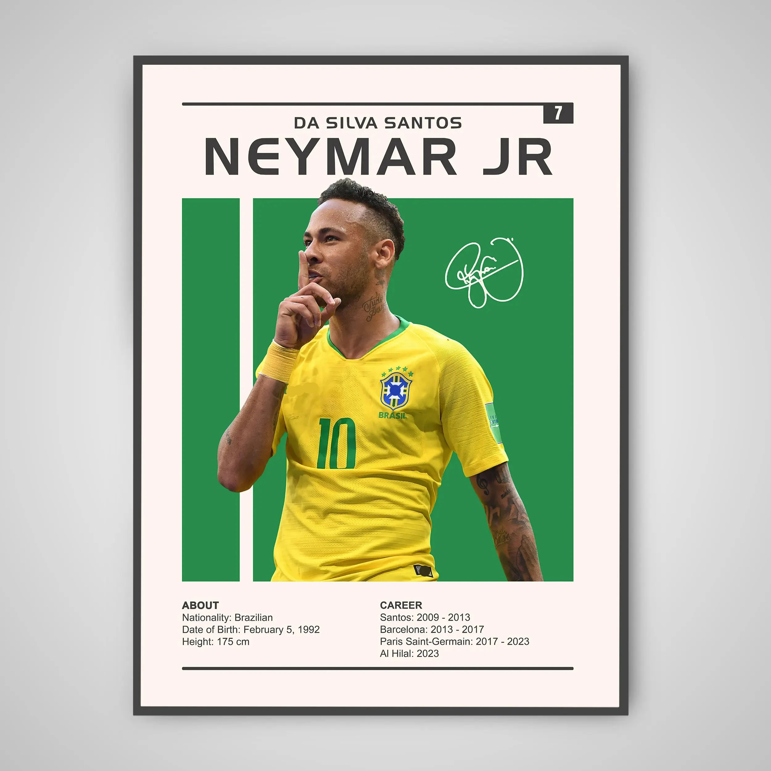 Gwiazda futbolu - plakat sportowy Fioletowy/фиолетовый