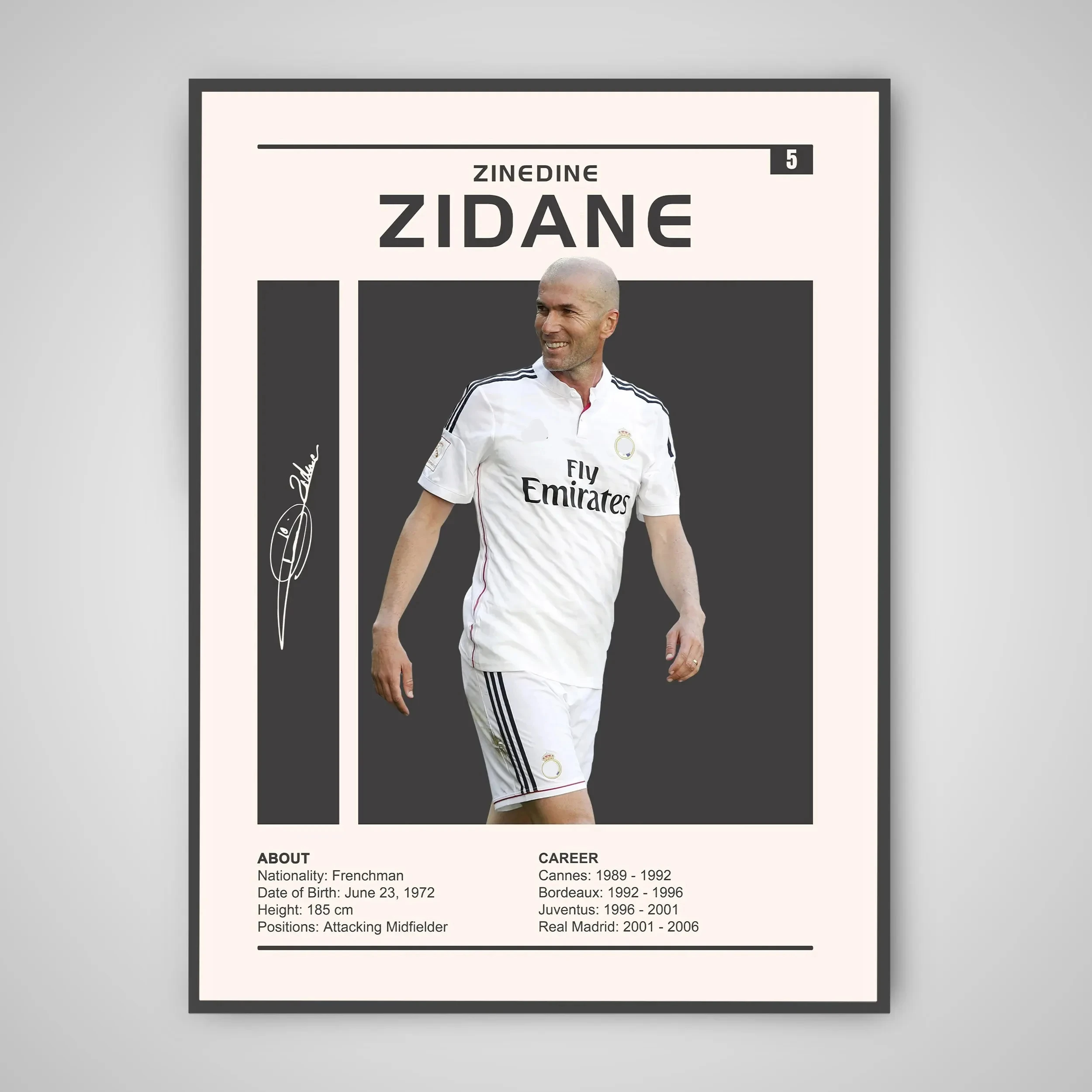 Gwiazda futbolu - plakat sportowy Jasnozielony