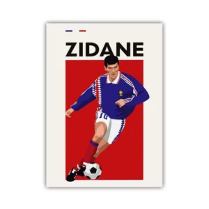 Plakat z gwiazdami piłki nożnej Haaland i Salah Wzór 1
