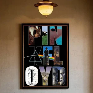 Plakat Pink Floyd dla fanów rocka Wzór 1