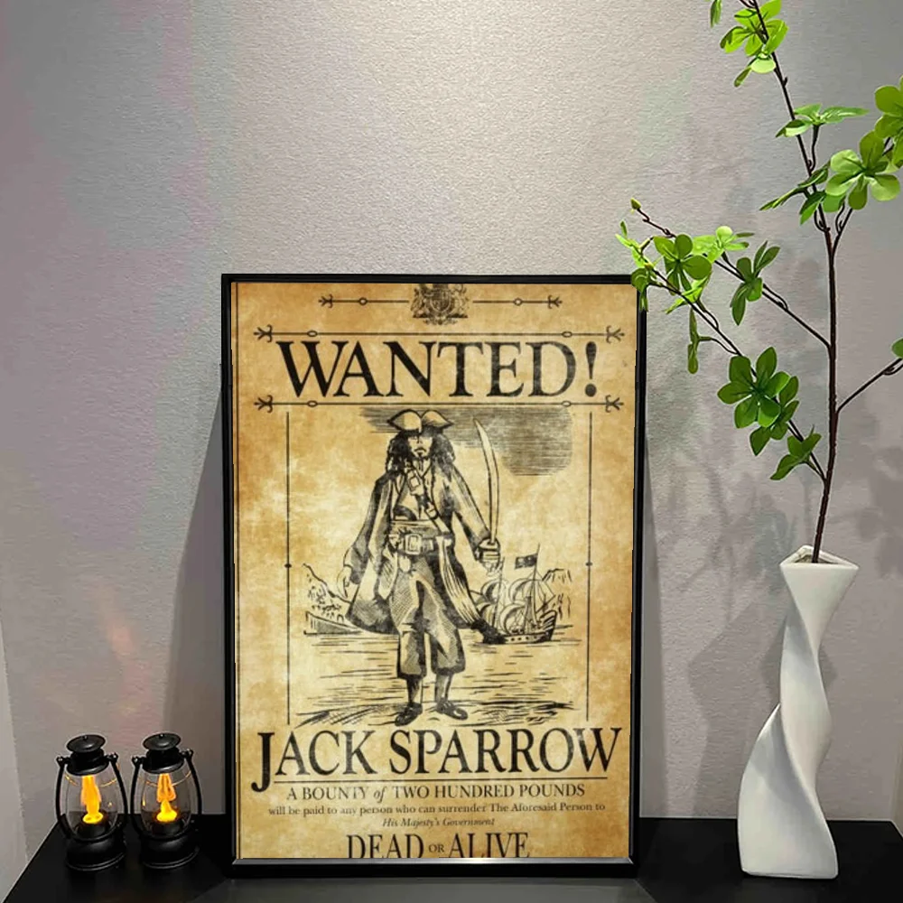 Piraci z Karaibów - plakat filmowy Biały