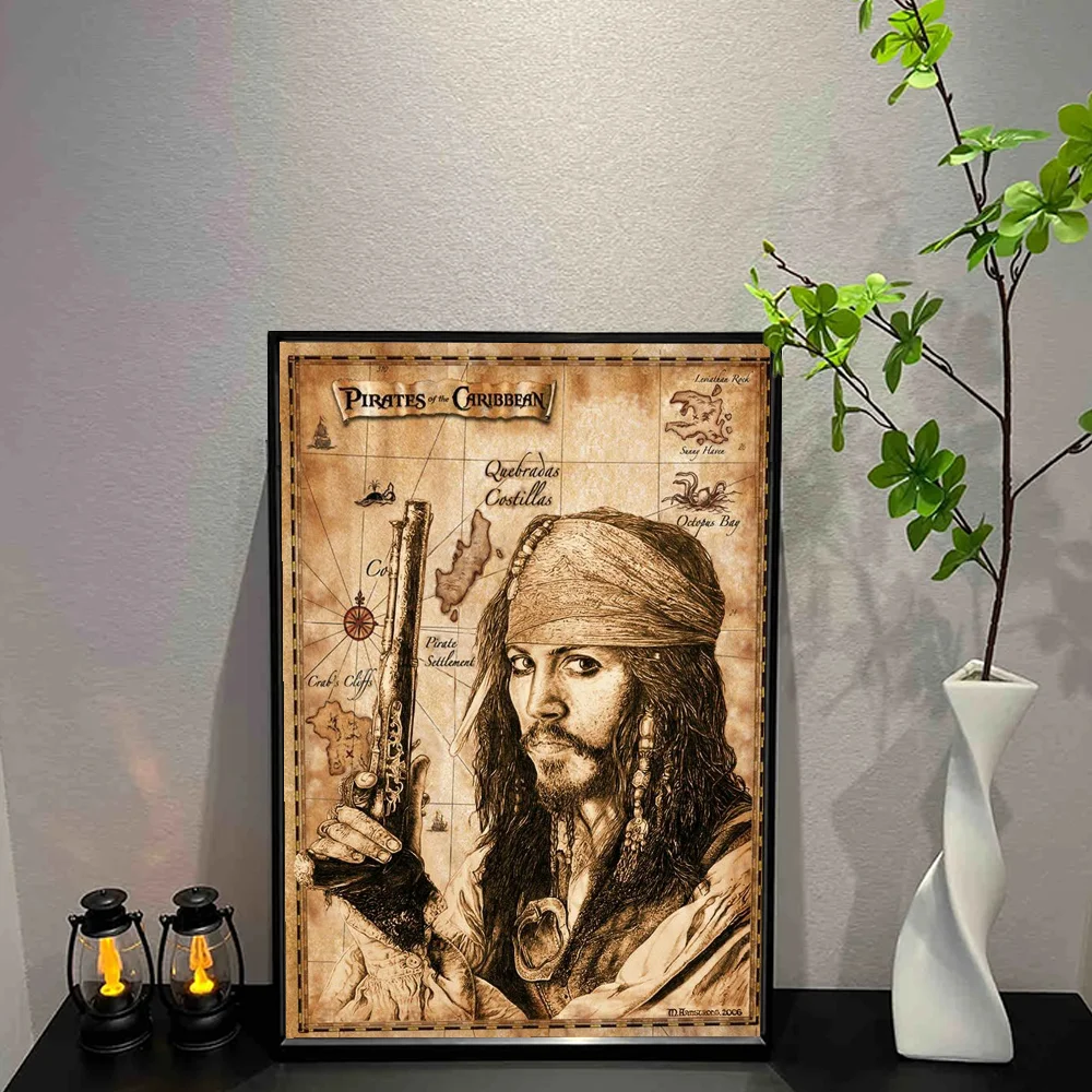 Piraci z Karaibów - plakat filmowy Czarny