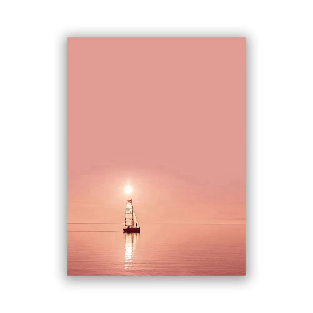 Ocean z lotu ptaka - plakat fotograficzny plaży Jasnoszary