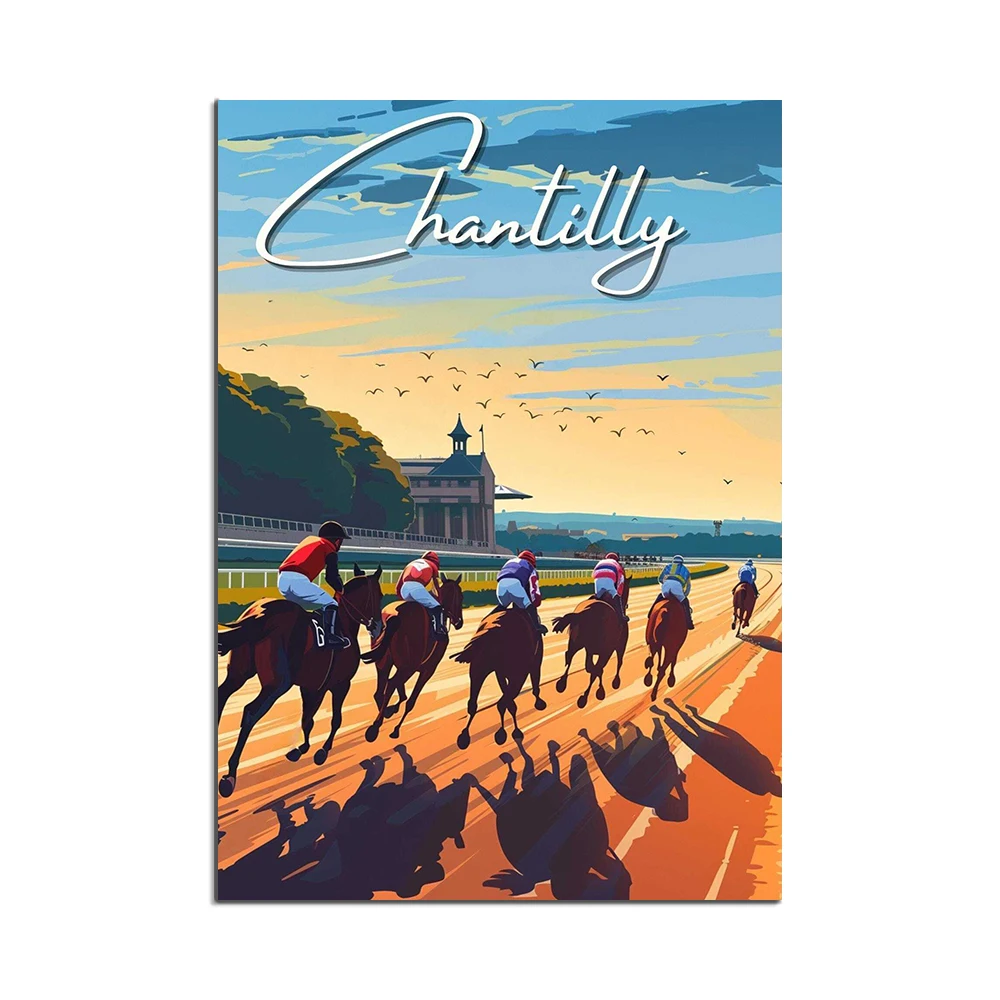 Plakat podróżniczy - retro grafiki francuskich miast Wzór 7