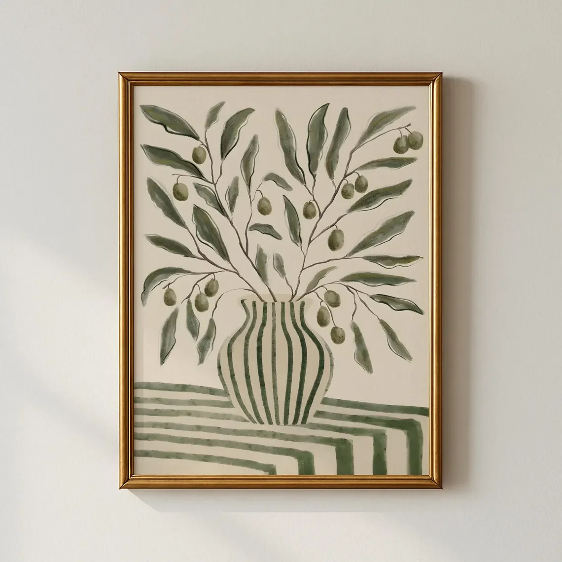 Plakat z pomarańczą w stylu farmhouse żółty