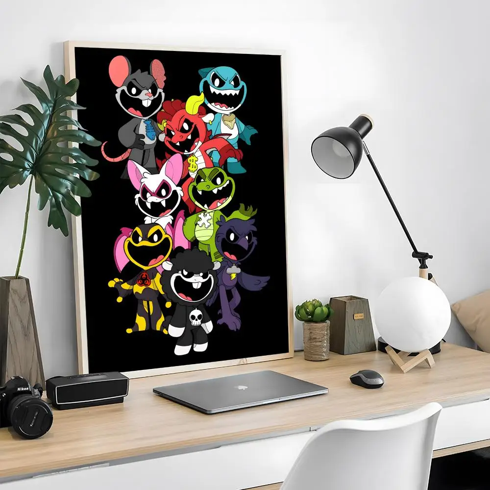 Plakat Poppy Playtime na płótnie Black3
