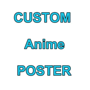 Plakat portret w stylu anime na płótnie Custom gsdm