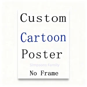 Plakat rodzina jak Simpsonowie - portret na zamowienie Only canvas