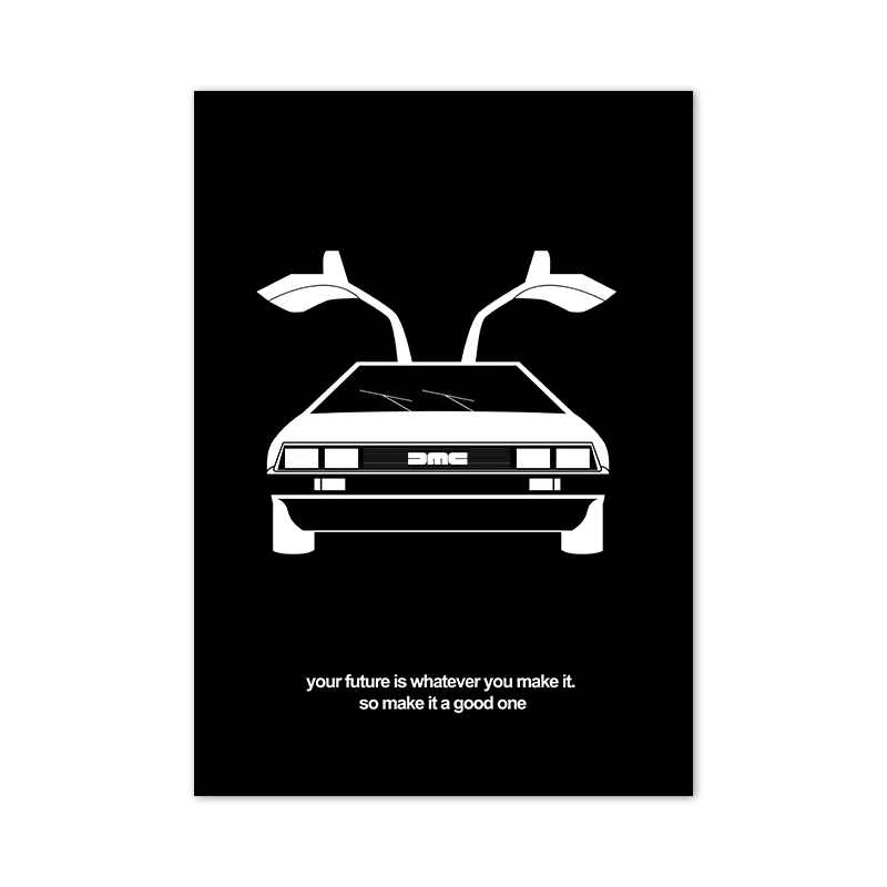 Plakat Powrót do przyszłości - filmowy vintage Wzór 3