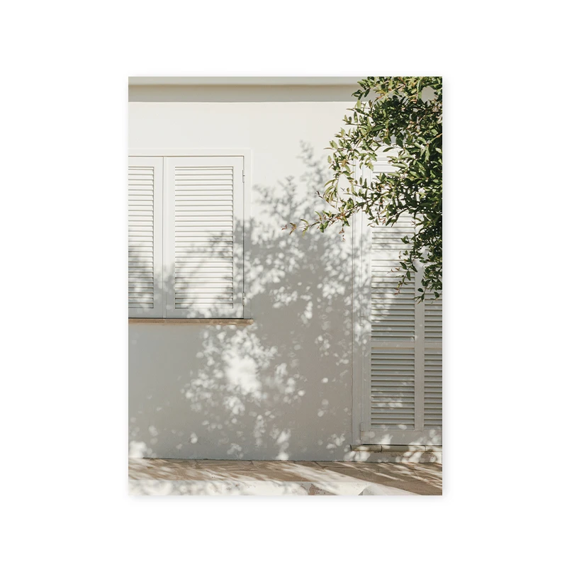 Plakat Puglia Włochy - architektura w stylu boho Burgundia