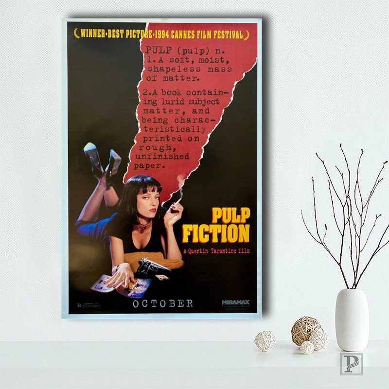 Plakat Pulp Fiction Tarantino Wzór 8