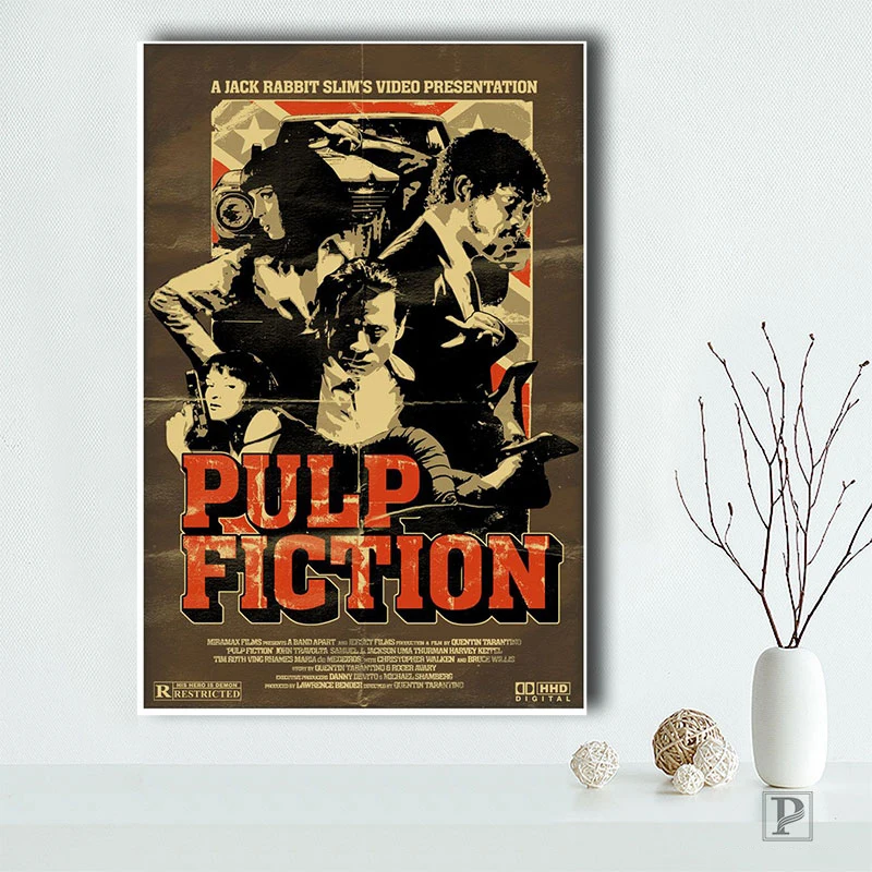 Plakat Pulp Fiction - kultowy film Wzór 7