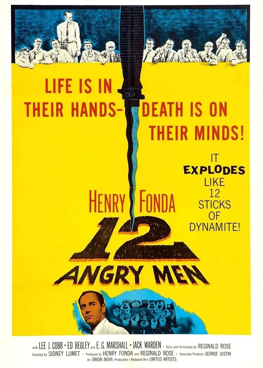 Plakat Pulp Fiction i Forrest Gump - kultowe kino żółty