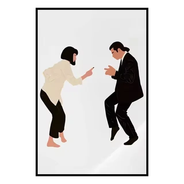 Plakat Pulp Fiction pop art graffiti Wielo