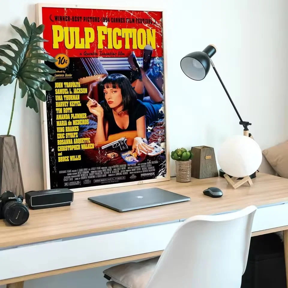 Pulp Fiction - plakat pop art graffiti Wzór 1