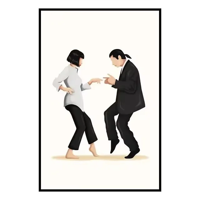 Pulp Fiction - plakat pop art graffiti Wzór 2