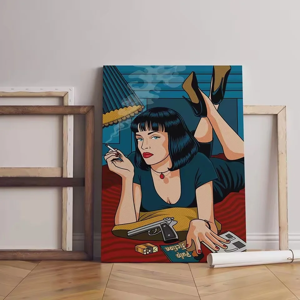 Pulp Fiction - plakat pop art graffiti Wzór 4