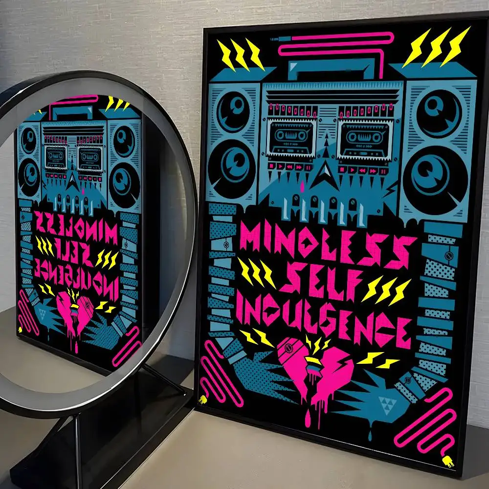 Plakat punk rockowy Mindless Self Indulgence Wzór 1