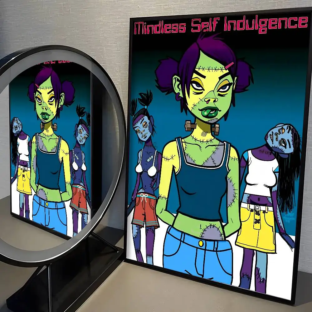 Plakat punk rockowy Mindless Self Indulgence Wzór 4