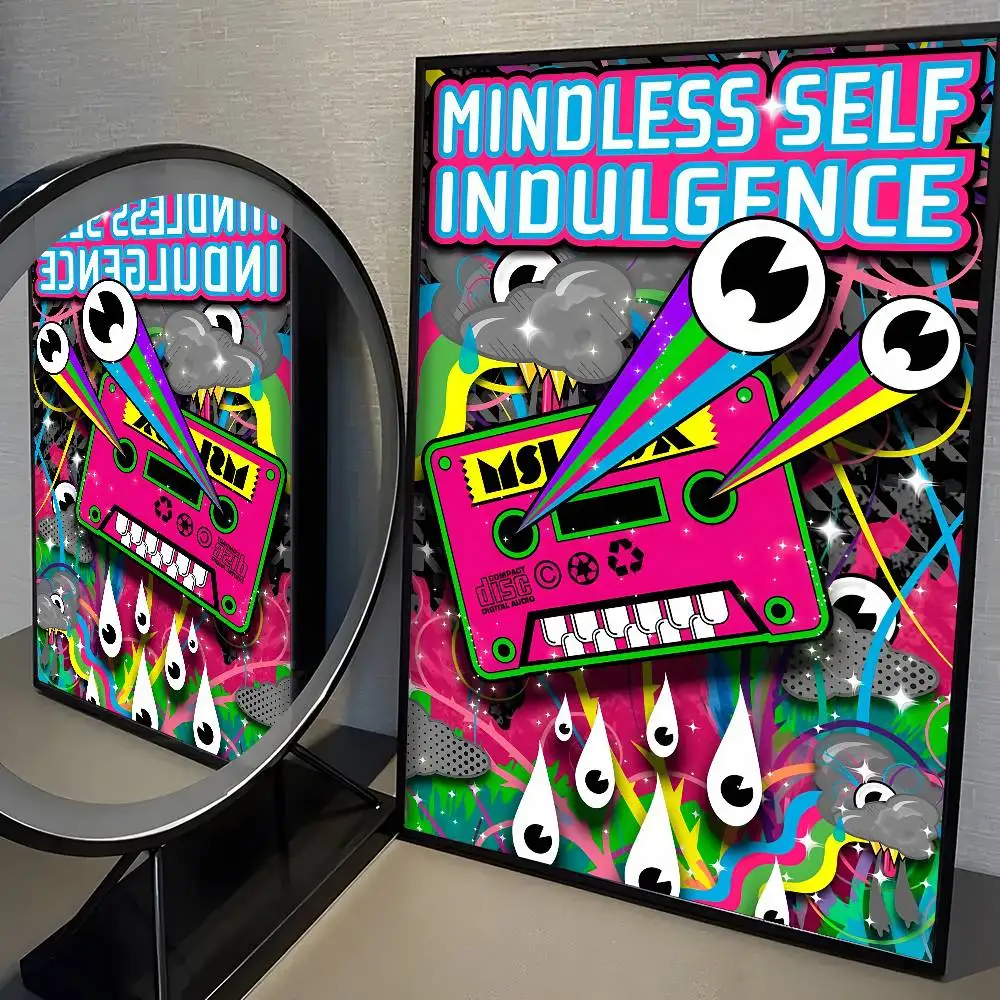 Plakat punk rockowy Mindless Self Indulgence Wzór 5