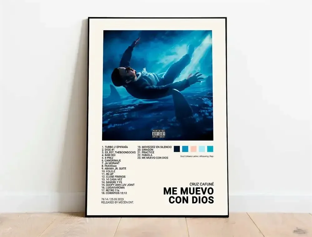 Plakat Quevedo - rap i muzyka Wzór 2