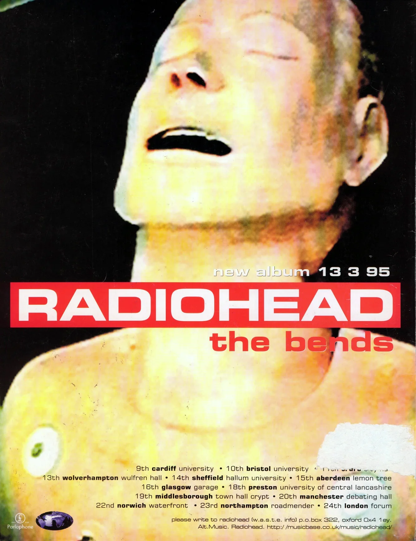 Radiohead vintage plakat muzyczny Wzór 5