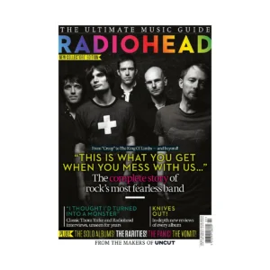 Plakat Radiohead w stylu vintage Brązowy