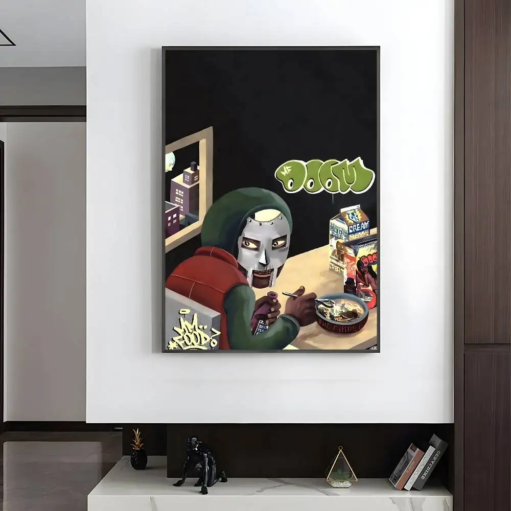 Plakat okładki albumów rap retro Wzór 2