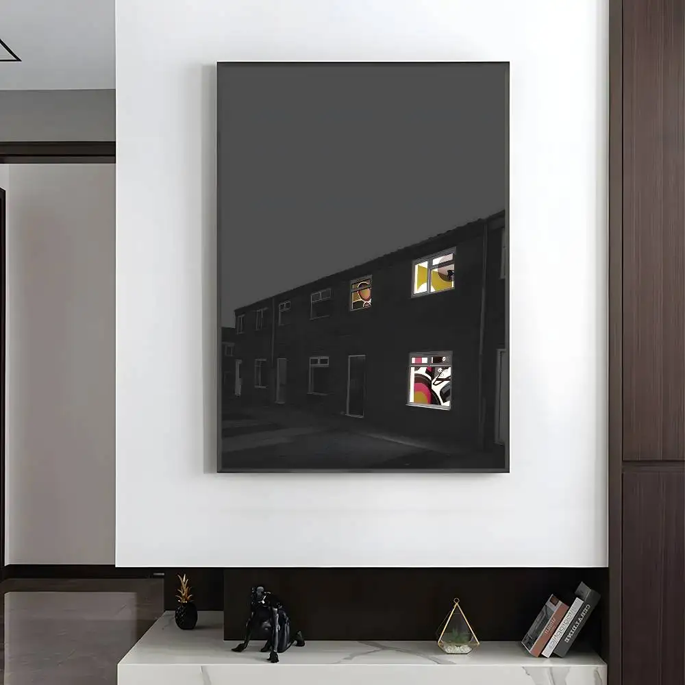 Plakat okładki albumów rap retro Wzór 6
