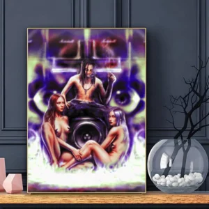 Plakat rapera Che Rest in Bass Złoto