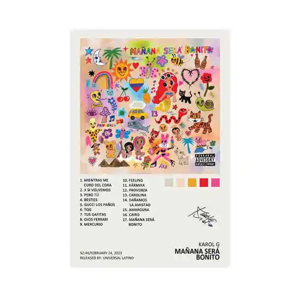 Plakat rapera Yeat Wzór 3