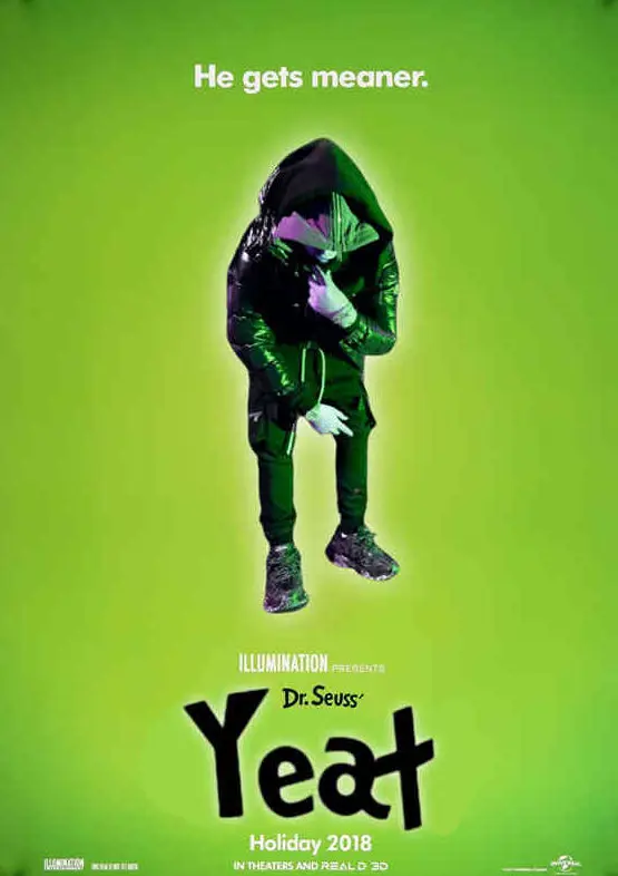 Plakat rapera Yeat Wzór 7