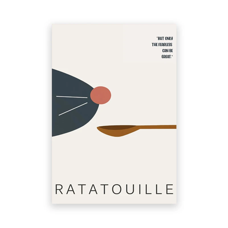Plakat Ratatuj - bajka do kuchni Wzór 1